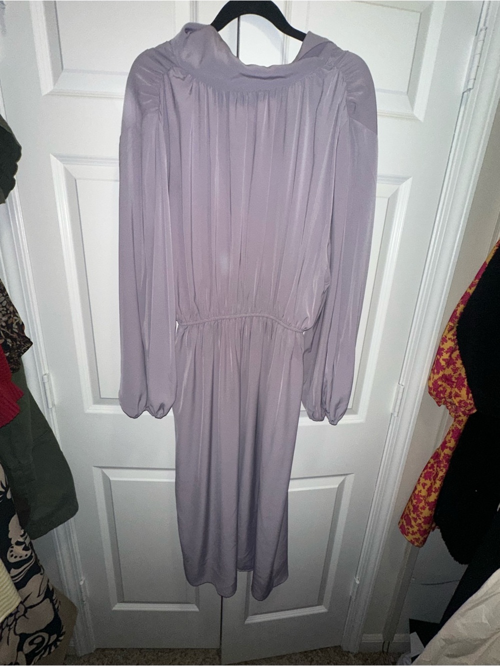 Prologue Lilac Long-Sleeve Midi Dress